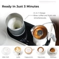thumbnail image 4 of Espressor Machine Coffee Maker, with Milk Froth All-in-One Espresso Combination, Latte Cappuccino Macchiato Electric Moka Pot, One Click Smart Operation（8.66"）, 4 of 4
