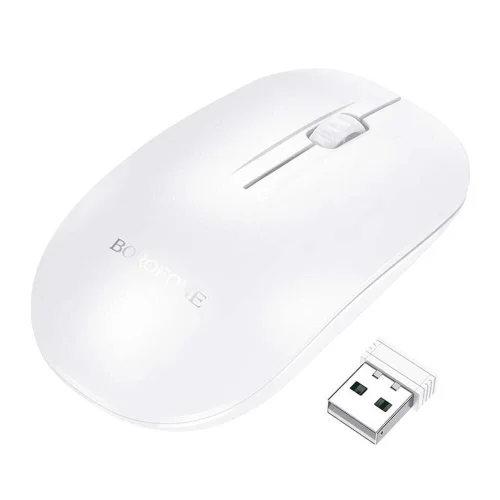 BOROFONE BG14 Business Wireless Mouse 2.4G Bluetooth Portable Office Mouse 1000 DPI For Desktop Laptop Wireless Bluetooth Mouse