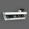 thumbnail image 6 of Magicflap Designer Shelf with Secret Compartment Floating Shelf with Hidden Compartment Wall-Mounted Storage Rack Concealed Floating Wallboard for Living Room or office, 6 of 7