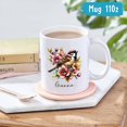thumbnail image 4 of Loved One Memorial Cardinal Tea Cup, Custom Name Cardinal With Flower Ceramic Mug, Red Cardinal Bird Coffee Mug, Customized Cardinal Sympathy Ceramic Cup, Cardinal Gifts, White Mugs 11oz or 15oz, 4 of 5