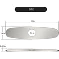 thumbnail image 5 of 10 Inch Sink Hole Cover Stainless Steel Deck Plate Escutcheon for 1 or 3 Hole Bathroom or Kitchen Sink Faucet Mixer Tap Faucet Cover Cap (Brushed Nickel), 5 of 7