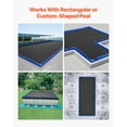 thumbnail image 6 of VEVOR Corner Pool Water Tubes, 4 Pack 22.4 x 22.2 in, Corner Winter Water Bags with Leakproof Screw Cap, 0.4mm Heavy Duty PVC, Cold-Resistant Weights for Inground Swimming Pool Covers, 6 of 9