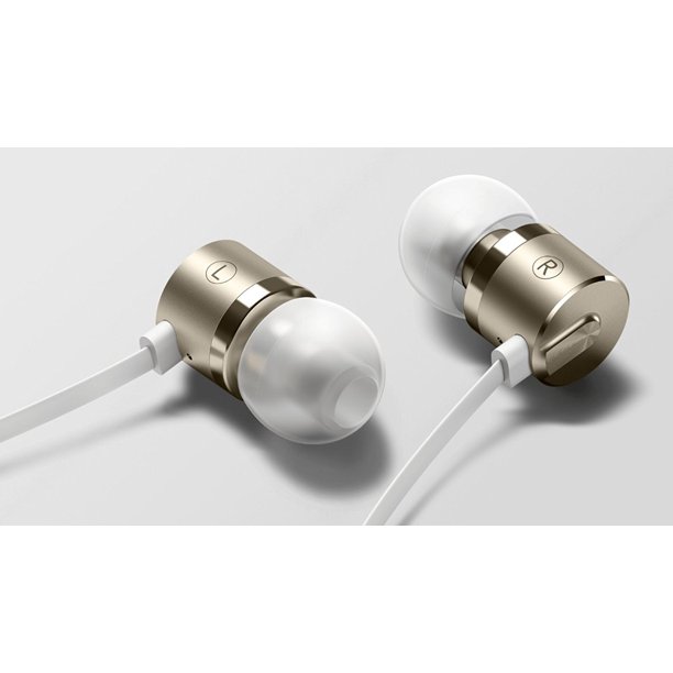 Hype Metal Pro Wireless Earphones Bluetooth Gold White
