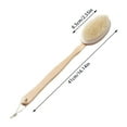 thumbnail image 3 of Detachable Body Brush Gentle Exfoliation Improves Skin Stimulates Circulation Function Reduces Orange Peel Tissue Farmhouse Paper Towel Holder Pool Towel Rack Bathroom Storage Cabinet over Toilet, 3 of 4
