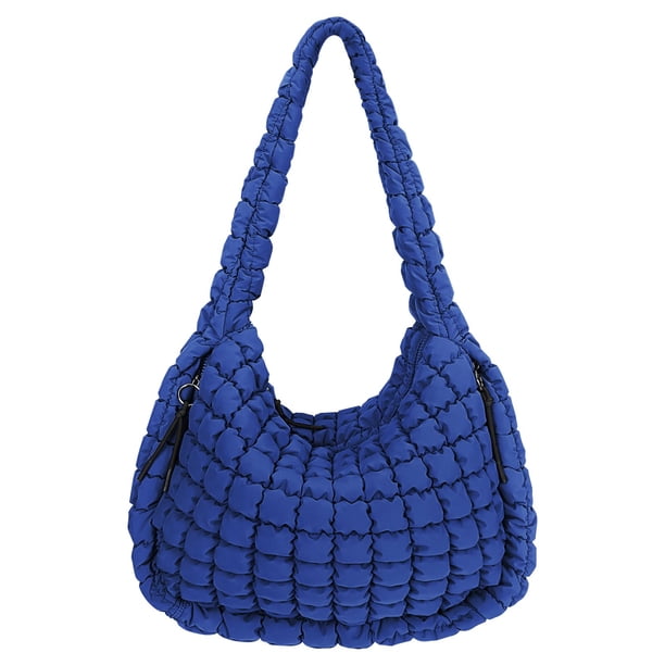 Bolsa acolchada Juoxeepy, grande, acolchada, de nailon con hombros