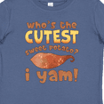 thumbnail image 4 of Inktastic Who's the Cutest Sweet Potato? I Yam Funny Thanksgiving Boys or Girls Baby T-Shirt, 4 of 5