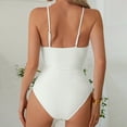 thumbnail image 5 of RUTAYY Swimwear Women Conservative Strapless Swimsuit With Pure Color For Beach & Spa Brazilian Swim Wear, 5 of 8