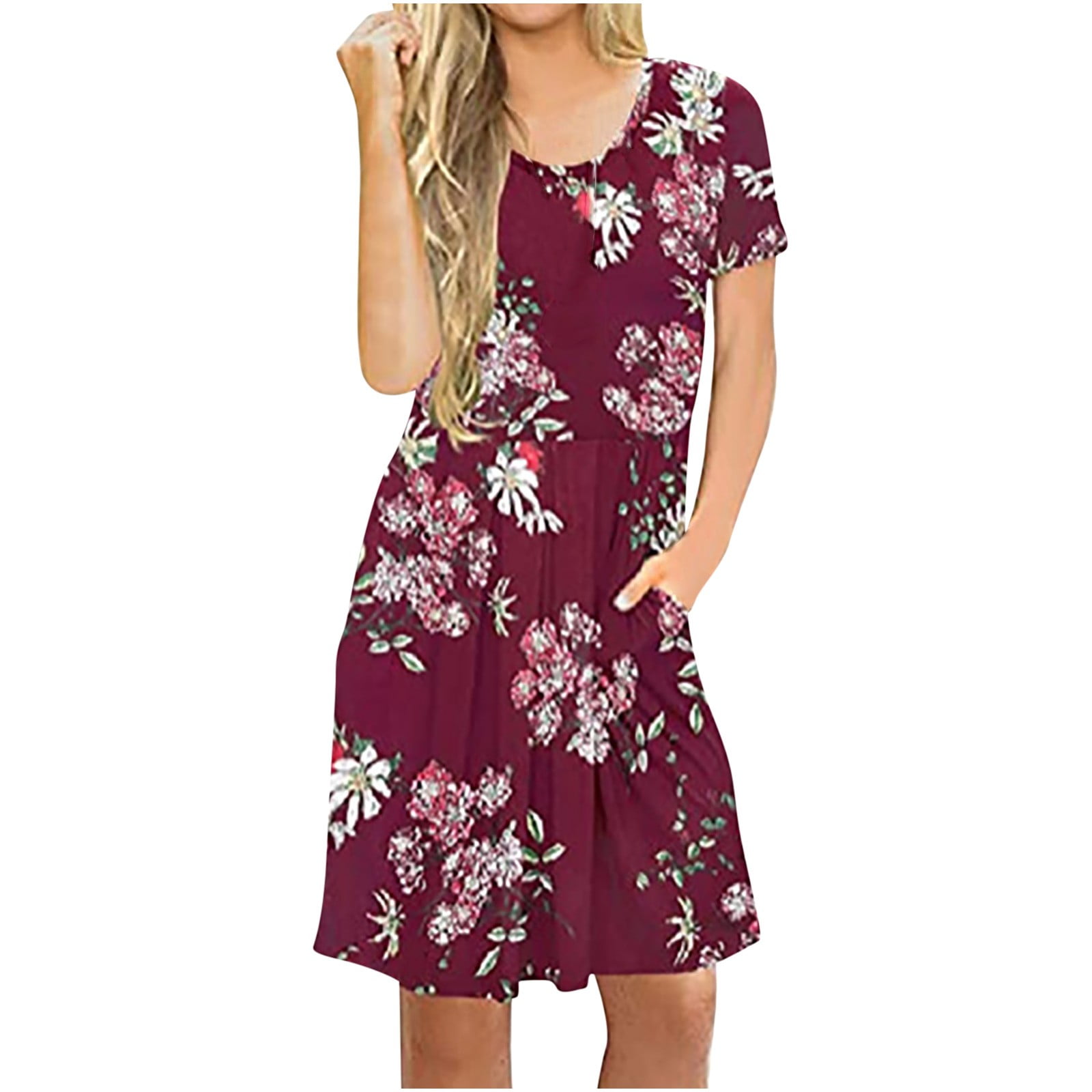 Frostluinai Summer Savings Clearance Summer Dresses For Women 2022 Plus