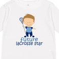 thumbnail image 4 of Inktastic Future Lacrosse Star Boy Boys Long Sleeve Toddler T-Shirt, 4 of 5