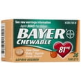 thumbnail image 3 of Bayer Chewable Low Dose Aspirin, 81 mg Tablets, Orange 36 ea (Pack of 3), 3 of 4