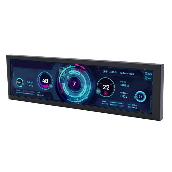8.8 Inch IPS Screen, Energy Saving Auto Off 8.8 Inch IPS Display Type C PH Interface Full Viewing Angle 1920x480 Resolution for PC
