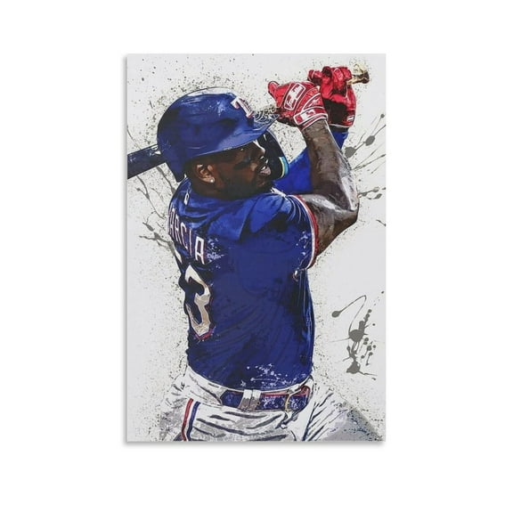 Adolis Garcia Canvas Poster Wall Art Decor Print Picture Paintings for Living Room Bedroom Decoration Gifts Canvas Painting Poster Wall Art Decorative Picture Prints Modern Decor 16x24inch(40x60cm)