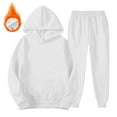 thumbnail image 6 of XXWXYD Girls Boys Velvet 𝖳racksuit Hooded Sweatshirt Jogger Sweatpants Teenagers Kids 2-Piece Warm Athletic Sweatsuits Sets Fall Winter Clothing Cozy Comfortable Sports Outfit, 6 of 7
