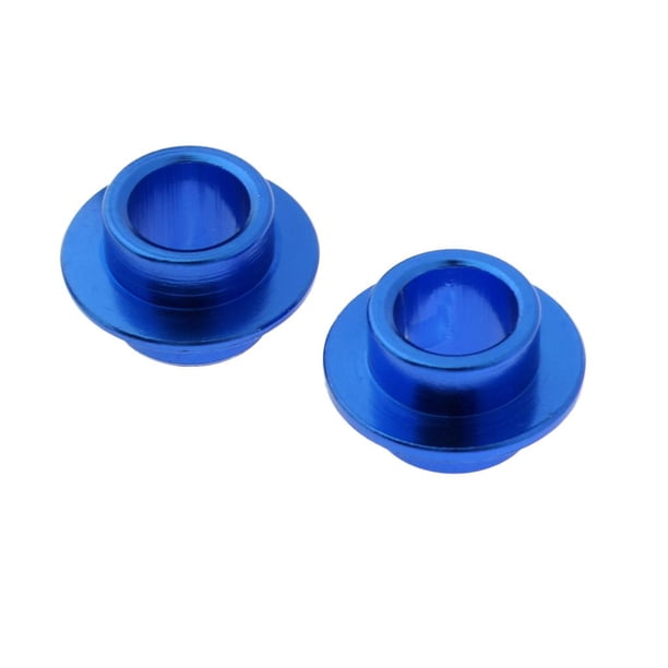 2 Piezas Rodamientos de Skate de Aluminio Cojinetes de Patines de Rueda Duradero para Monopatín Longboard - Azul Baoblaze Espaciadores de rodamientos para patines