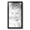thumbnail image 2 of ArtToFrames 9" x 17" Satin Black Tall Picture Frame, 9x17 inch Black Wood Poster Frame (WOM-1852), 2 of 8