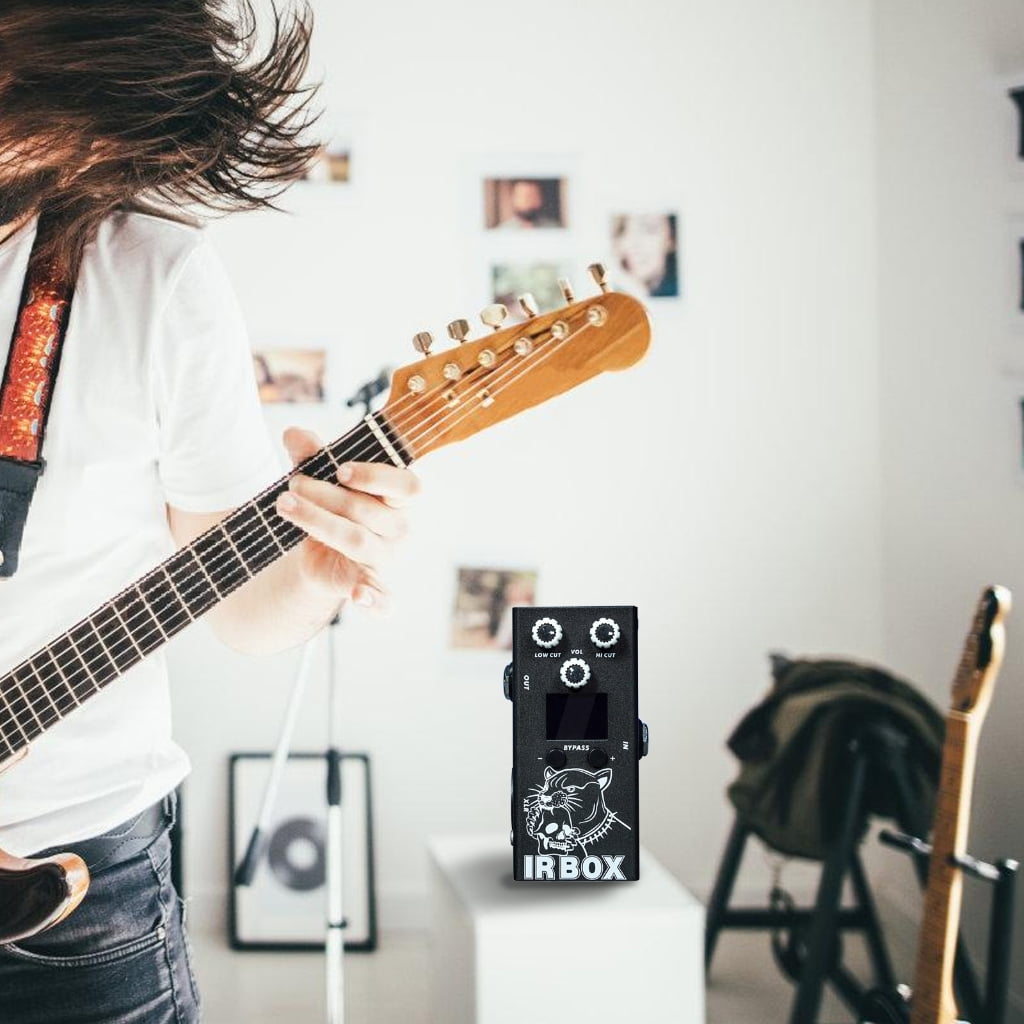 Guitar Box Pedal Cab Impulses Response Cabinets Speakers Simulation Guitar Effect Pedal 32 Presets 9 Segment Modules