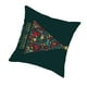 thumbnail image 3 of Inteprter Funda de almohada de decoración navideña para el hogar, funda de cojín de árbol de Papá Noel, adorno de Feliz Navidad, regalo de Navidad Decoración del hogar #6 Inteprter HA000402-06B, 3 of 6
