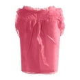 thumbnail image 4 of Women's Solid Color Lace Patchwork Camisole - Slim Fit Sweet Vest Top, 4 of 4