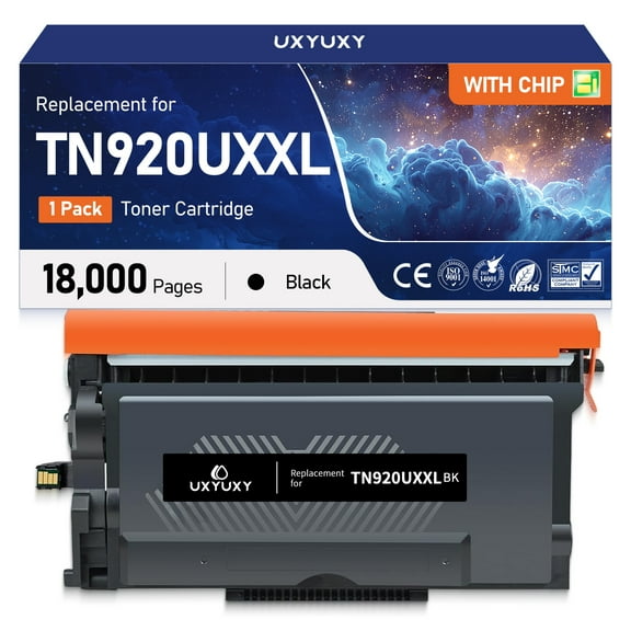 TN920XL TN920UXXL Toner Cartridge HL-L6210DW Compatible for Brother TN-920XL TN-920 UXXL High Yield to Use with HL-L6210DW HL-L5210DW HL-L6210DWT HL-L5210DN HL-L5210DWT (1 Black)