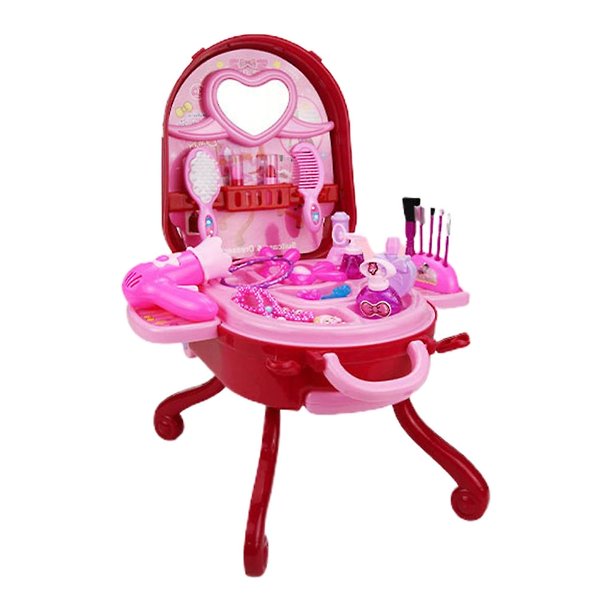 Black el equipo del maquillaje de los niños 36pcs para las muchachas que juegan compone el juguete durante 3 4 5 6 7 8 9 10 años