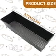 thumbnail image 5 of NATPLUS Non-Stick Carbon Steel Bread Pan, Honeycomb Textured, Rectangular, Even Heat Distribution, Easy Release, 5 of 6