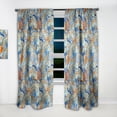 thumbnail image 2 of DESIGN ART Designart 'Orange and Blue Fishes' Animals Curtain Single Panel 52 in. wide x 120 in. high - 1 Panel 120 Inches, 2 of 5