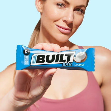 Built Bar Protein Bar, Coconut, Gluten Free, 12 Count