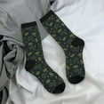 thumbnail image 5 of Pofeuu Golden line fox Print Crew Socks, Adult Running Hiking Socks for Youth and Adult, 5 of 6