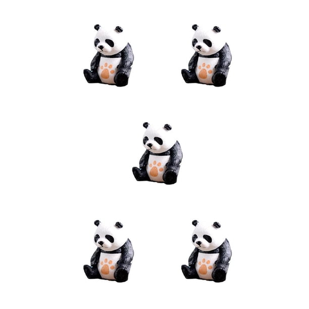 Adornos de pastel Toystoory Panda PVC estilo aleatorio
