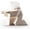 White, variant on CATPAN 4.8" Tall Ceramic Warrior Statues,Made of ceramic,Kungfu Tea Pet Set Collectible Figurine, Small Samurai Knight Sculpture with Sword
