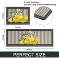 thumbnail image 3 of Lemon Kitchen Rug Lemon Kitchen Mat Lemon Rug Lemon Rugs for Kitchen Rug Kitchen Rustic Rugs Decorations Non-Slip Floor Mat Doormat Runner Rug for Kitchen, Laundry, Living Room, Front Door, 3 of 6