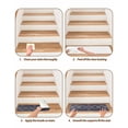 thumbnail image 5 of Stair Treads for Wooden Steps, Navy Blue Boho Peel and Stick Stair Treads with Adhesive, Abstract Art Ethnic Vintage Geometric Non Slip Indoor Stairs Runner Rugs Mats for Elders Dogs 8"x30"15PCS, 5 of 7
