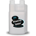 thumbnail image 1 of Exacto Shot Portable, Plastic Twin Neck Measurement Bottle, Outdoors Flask Beverage Dispenser (Blue, 16oz), 1 of 5