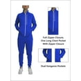 thumbnail image 2 of Men's Moisture Wicking Performance Active Sweater Track Jacket & Jogger 2-Piece Classic Set (Sizes, S-2XL), 2 of 5