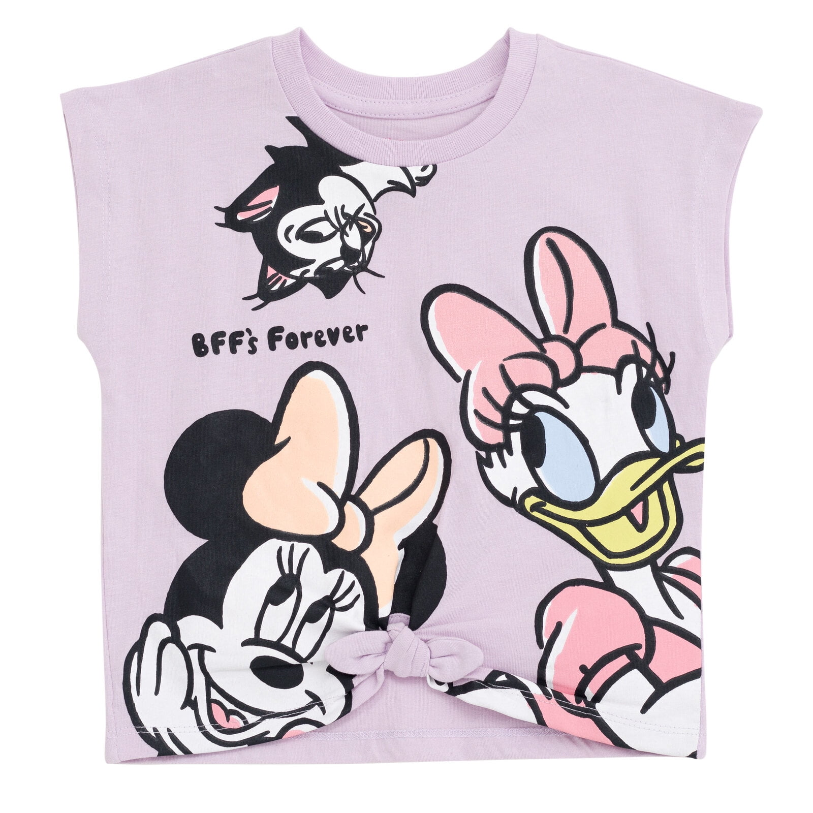 Disney Daisy Duck Minnie Mouse Figaro T-Shirt and Chambray Shorts Outfit Set Newborn to Toddler