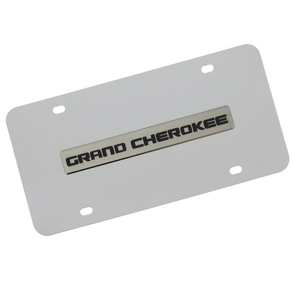 Au-TOMOTIVE GOLD Grand Cherokee Name Chrome/Chrome Plate