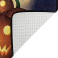 thumbnail image 5 of Dreamtimes Happy Halloween Pumpkins Area Rug 72x48in Full Moon Witch Non-Slip Floor Carpet Comfort Floor Mats Decor for Indoor Living Dining Room and Bedroom Area, 5 of 7