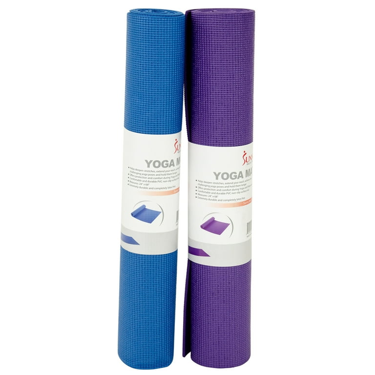 Non-Slip 6mm Yoga Fitness Exercise Mat - Physiotherapy & Rehab - PhysioRoom