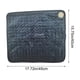 thumbnail image 3 of Cojín calefactable eléctrico de invierno | Calentamiento rápido con 3 ajustes de temperatura | Portátil y lavable para silla de oficina, coche y hogar | Tejido de terciopelo suave | Gris, azul, 3 of 6