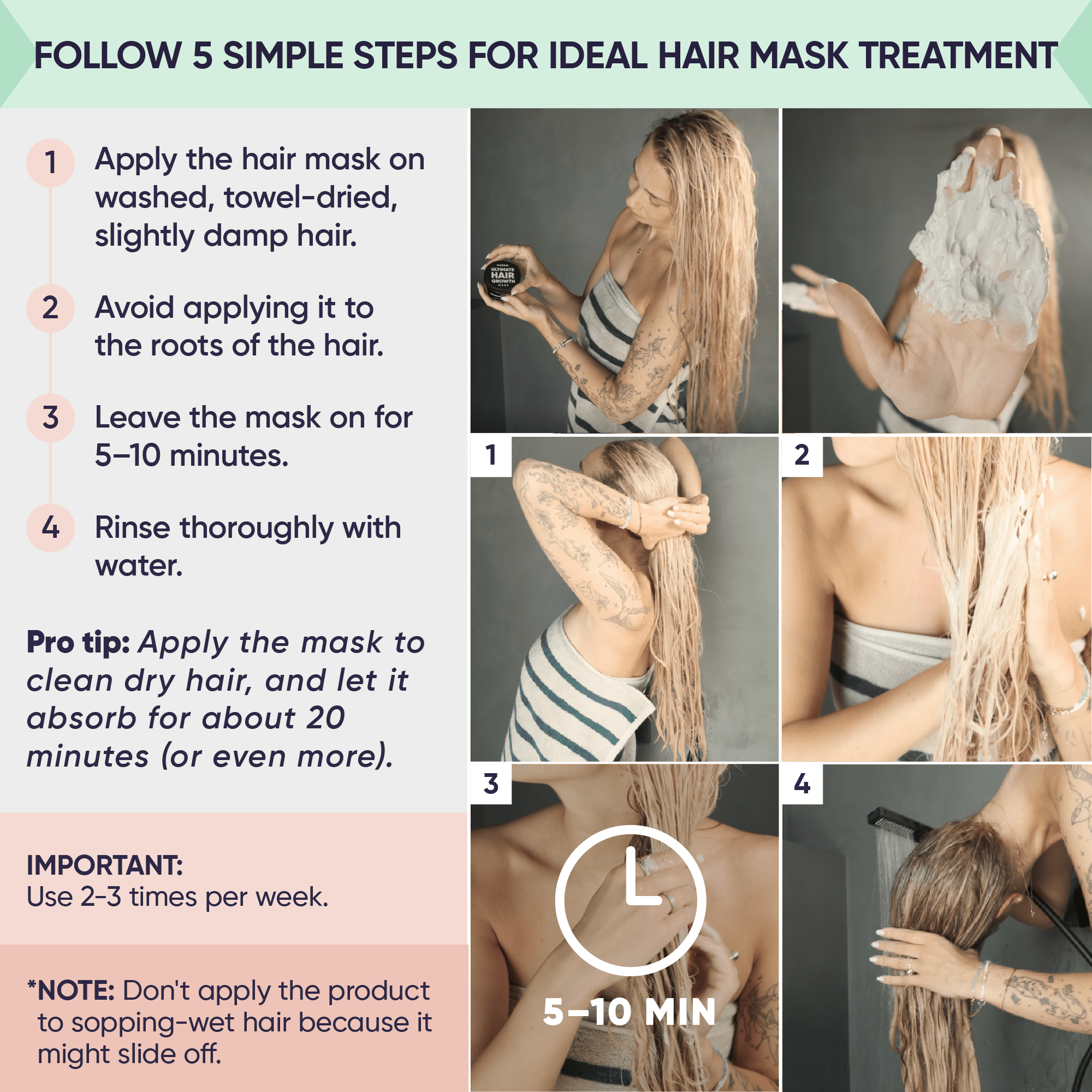 Moerie Hair Repair Mask – Restorative, Vegan-Friendly Treatment for Fuller-Looking, Healthy-Looking Hair – 100ml