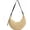 Beige, variant on Straw Crescent Bag Summer Beach Straw Purse for Women Woven Dumpling Crossbody Bag Half Moon Shaped Shoulder Bag