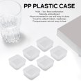 thumbnail image 3 of Mini Caja de Almacenamiento Transparente PláStico 6 Piezas para Coleccionar ArtíCulos PequeñOs, Cuentas, Joyas, Tarjetas Visita, 3 of 5