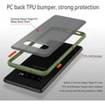 thumbnail image 4 of Case for Samsung Galaxy S10e Thin Shockproof Phone Case PC Back TPU Bumper [Protect from Fingerprint/Shock/Scratch/Slip] Translucent Matte Phone Cover for Samsung Galaxy S10e-Green, 4 of 13