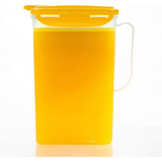 AURIGATE Water Pitcher (0.58 Gallons), Unbreakable Plastic Pitcher