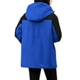 thumbnail image 5 of Elabch Sports Women's Winter Ski Jacket Waterproof Snow Coats Snowboard Fleece Lined Windbreaker Rain Coats Outdoor Plus Size Warm Hiking Jackets with Hooded Blue XL, 5 of 9