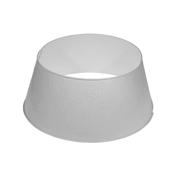 Maison Concepts Xmas Trees Metal White Tree Collar With Snowflakes - 24 L x 24 W x 10 H