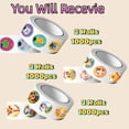 thumbnail image 3 of 3000PCS Reward Stickers for Teachers Classroom, 6 Rolls Cute Animal Motivational Stickers for Students, Homework, Charts and School Supplies, 3 of 8