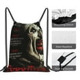thumbnail image 5 of Terrifier Drawstring Backpack Lightweight Portable Sport Gym Sackpack Draw String Cinch Bags For Men Women, 5 of 9