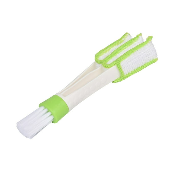 Cepillo de limpieza de ventilación para automóviles,doble cara,removedor de residuos,herramienta de detallado,cepillo de mantenimiento interior para espacios reducidos del tablero.