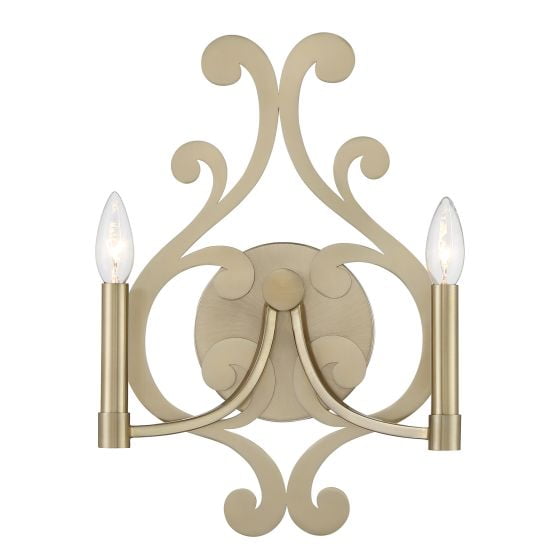 Savoy House 9-6094-2-127 Lombard 2-Light Wall Sconce in Noble Brass